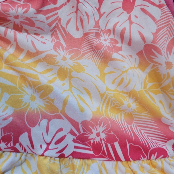 NWT Tommy Bahama 2 Pack Tropical Stripe Pink Dresses 3T - Picture 3 of 6